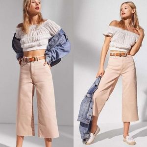 BDG Britt Cropped Denim Culotte